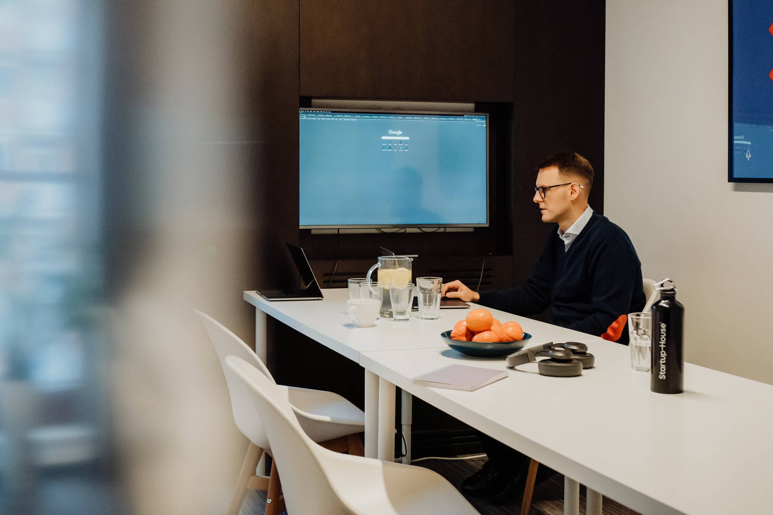 Business team creating a digital transformation framework using technology and strategy