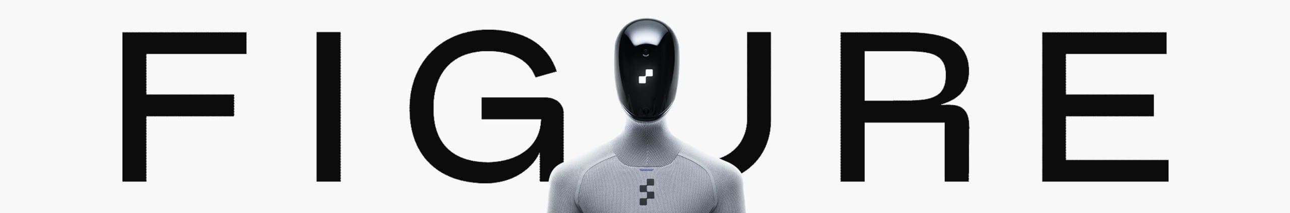 Figure AI humanoid robot branding banner showing the next-generation Figure 03 design, representing innovation in enterprise AI and robotics.