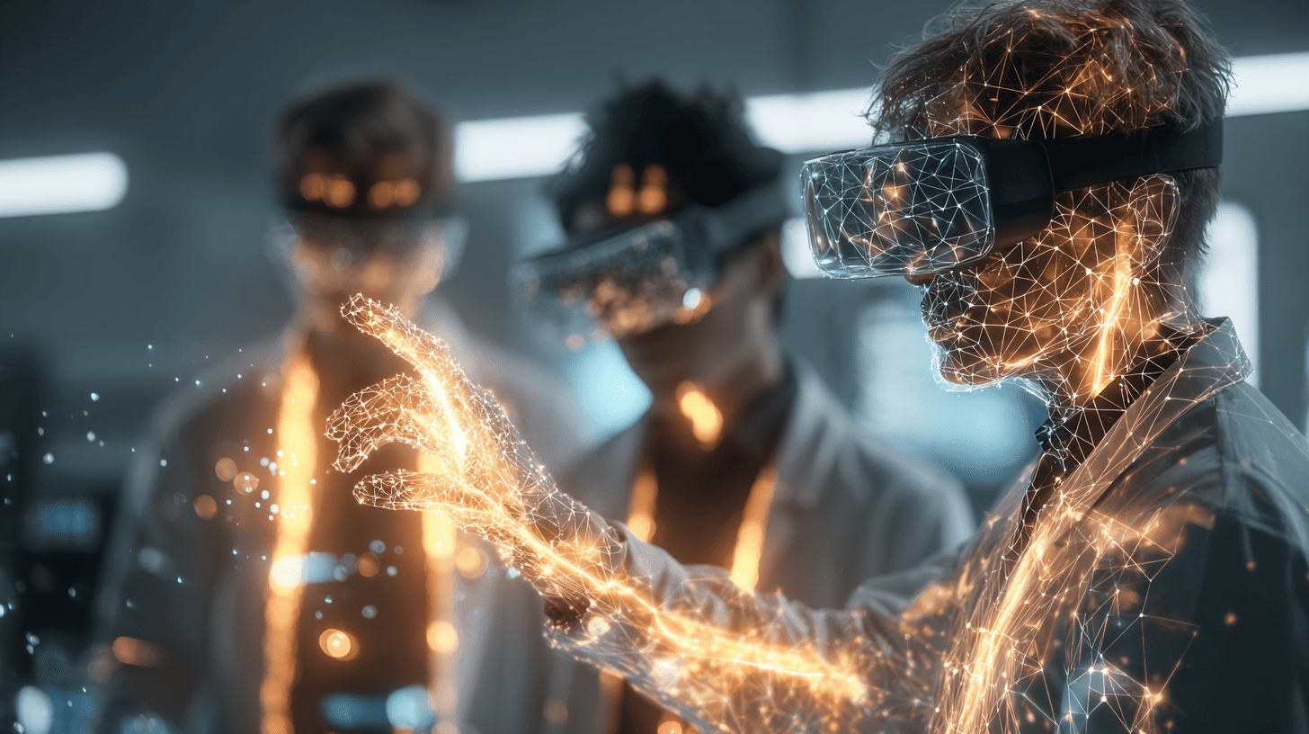 A developer working with an AI assistant interface that displays retrieved context sources, conversation memory, and connected tool integrations in a clean dark-mode dashboard