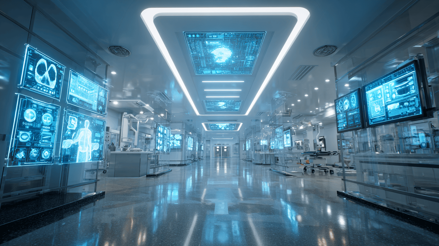 Mobile medical clinic using technology to provide healthcare in rural areas.