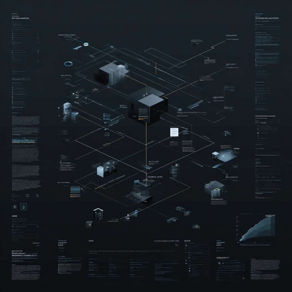 A split-screen graphic: on one side, a chaotic and disconnected series of code blocks (representing failure); on the other, a structured, glowing bridge connecting a data core to a business growth chart (representing success).