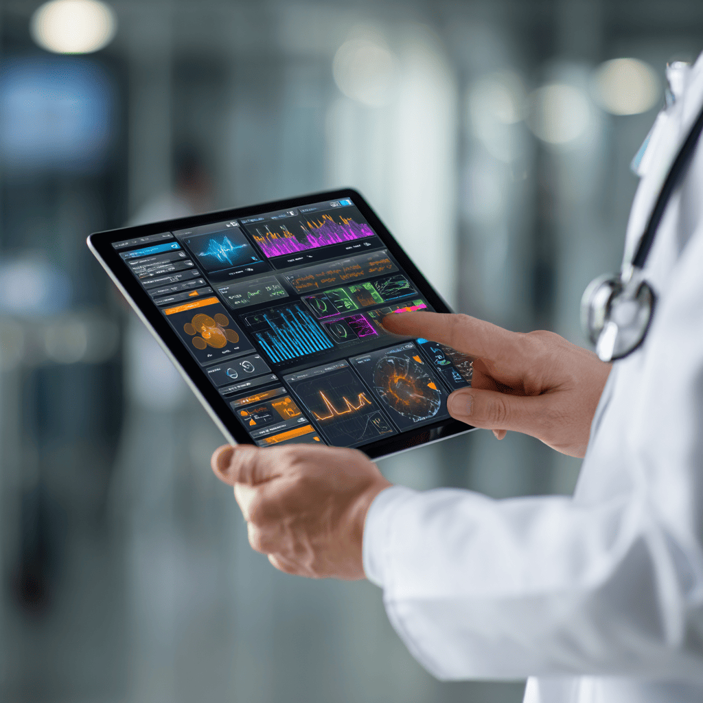 Government healthcare documents and digital devices symbolising healthtech regulation and compliance.